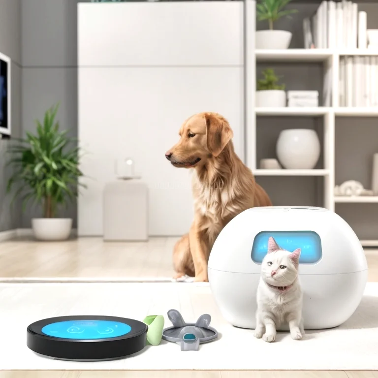 Intelligenter Futterautomat in Nahaufnahme